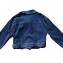 Good American  Denim Jean Jacket Belted Size Medium (2 in GA) Photo 2