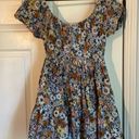 American Eagle Floral Back Tie Mini Dress Photo 0