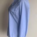 J.Crew  Blue Chambray Button Down Top Sz XS Photo 7