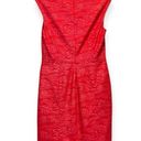 Jones New York  Sheath Dress Textured Lace Coral Orange Size 4 Photo 1