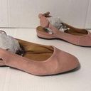 Comfort view sling back casual shoes faux suede pink women size 8 Photo 0