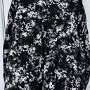 Cooper and Ella  Black Floral Button Down Tie Top Size 1X New P1-229 Photo 7