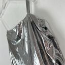 Mistress Rocks NWT  Next Up Metallic Silver Mini Skirt Size XS NEW Photo 4