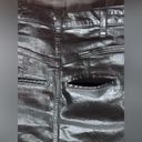 Pilcro RARE  Silver Metallic Denim Structured Column Midi Skirt - 2 Photo 6
