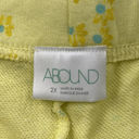 Abound  Yellow Floral Shorts Photo 6