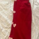 Hearts Sweat Set Red Size M Photo 1