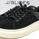 J/SLIDES NYC  Dania Platform Suede Snake Sneaker 8.5 Photo 0