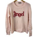 Wooden Ships  Caprice Angel Knit Sweater Pink Sapphire Mohair Wool Slouchy Medium Photo 13