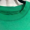 Aerie  Brush Fleeced Oversized Kelly Green Crewneck Photo 2