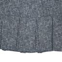 Brooks Brothers  Women Skirt Stretch Lined Pleated Tweed Side Zip Blue White 8 Photo 1