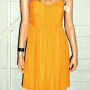 Shoshanna Orange Silk Strapless Dress 8 NWT Photo 0