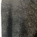 Krass&co NY &  Black Silver Speckled Dressy Ankle Stretch Leggings Women Sz L Photo 4