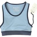 Parks Project Glacier Trail Blue Crop Top Sports Bra Bike Shorts Set XS NEW Tags Photo 4