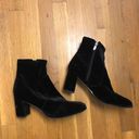 Marc Fisher Velvet Block Heel Booties 9 Photo 3