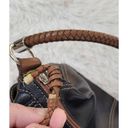 Relic  Black Brown Shoulder Bag Woven Handle Photo 9