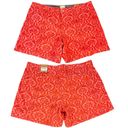 Krass&co NWT G.H. Bass & . Red Pink Cotton Shorts Size 10 Photo 1