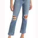 Good American  Good Vintage High Rise Distressed Straight Leg Jeans- Size 0 (25) Photo 1