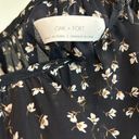 Oak + Fort  Black Floral Blouse Photo 1