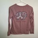 Ivory Ella  Long Sleeve T-Shirt Pink Purple Floral Photo 5