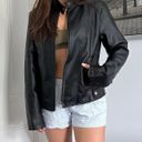 Black leather jacket Size L Photo 1