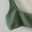 LA Hearts PacSun Green Crinkle Bikini Top Photo 3