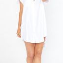 Show Me Your Mumu NWT  White Martin Shirt Dress Size Small Photo 2