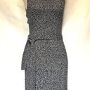 Krass&co G.A.S.  Knit Mockneck Midi Dress Size Medium Black White Tie Belt Australia Photo 11