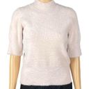 BAILEY 44 blush pink, ultra soft, stretchy mock-neck sweater. Small. NWT Photo 0