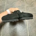 Birkenstock Boston Footbed Slip On Backless Clogs Black Suede Shoes EU 39 Photo 5