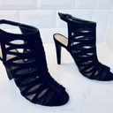 Cathy Jean Strappy Ankle Strap Black Heel Shoe sz 6 Photo 0