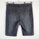 Bermuda Denim 24 7 Roamans Plus Size 22W Jean Shorts  Walking Dark Blue Denim 510 Photo 1