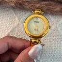 Gold Quartz Vintage Diamond Cuff Watch Photo 6