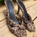 Fioni NWOT  Leopard Cork Heels Photo 2