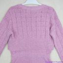 Free People NEW  100% cotton Declan Romper Sweater Set purple, size S Photo 6