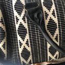 Mossimo black white geometric tote duffle weekender travel bag Photo 2