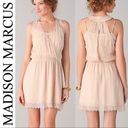 Madison Marcus  blush silk lace triumph dress Photo 2