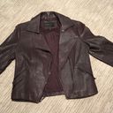 BCBGMAXAZRIA Structured Leather Jacket Photo 0