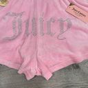 Juicy Couture NEW  Bling Logo Soft Velour BOOTY Shorts 2pack pink black sz LARGE Photo 1