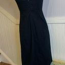 Gap vintage Black strapless dress Sz 6 Cocktail Party Dress Photo 5