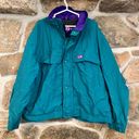 CB Sport Vintage Blue Green  Zip Up Windbreaker Bomber Jacket Photo 0