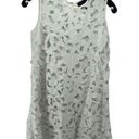 Cynthia Rowley  Womens Laser Cut Dress Sleeveless Mini White Size 0 Photo 0