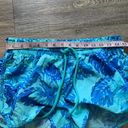 Aerie  Blue Palm Tree Swim Shorts M Photo 2