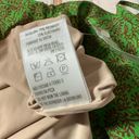 Vix Paula Hermanny  Cowl Neck Silk Blend Slip Maxi Dress Size Medium Green Floral Photo 6