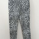 Good American  Jeans Women's 6/28 Animal Print Good High Waist Crop Straight Photo 0