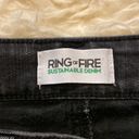 Ring Of Fire  Black Distressed Skinny Denim Jeans Sustainable EUC Sz 27 Photo 1