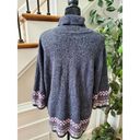 Dress Barn  Women Gray Acrylic Turtle Neck Long Sleeve Pullover Sweater Size 18/20 Photo 7