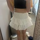 Mustard Seed White Ruffle Skirt  Photo 0