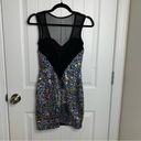 Dress the Population  sequin mini dress bodycon hoco homecoming party XS FLAWED Photo 3