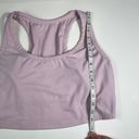 All In Motion Baby Pastel Pink Ribbed Racerback Lightly Lined Cropped Bra Tank Photo 7