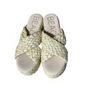 Natural Reflections Beach By Matisse  Woven Raffia Sandals Size 9 Photo 1